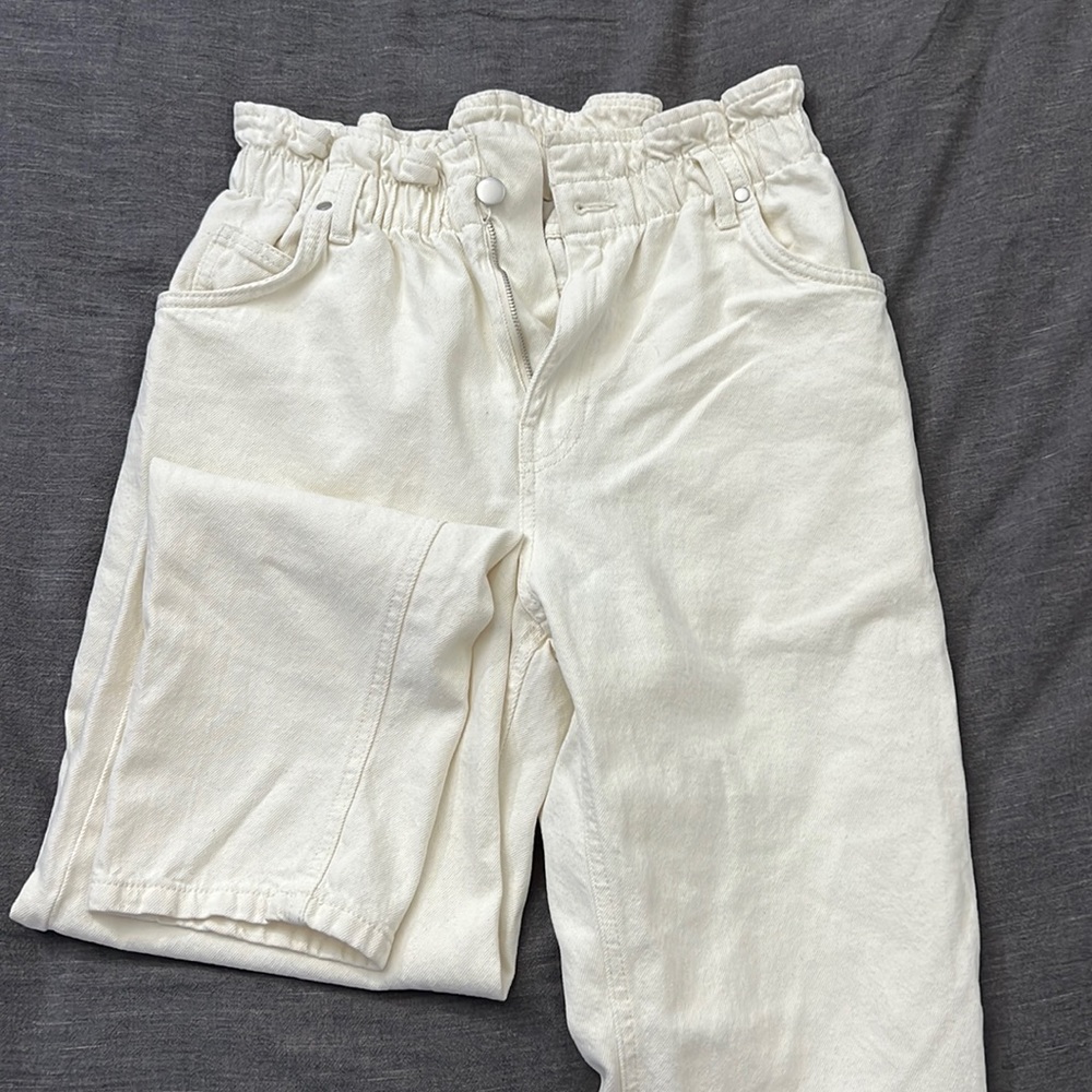 High Rise Paper Bag Jeans